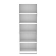 WORKSPACE BY ALERA Five-Shelf Bookcase, 27.56 in. x 11.42 in. x 77.56 in., White ALEWS281278WT